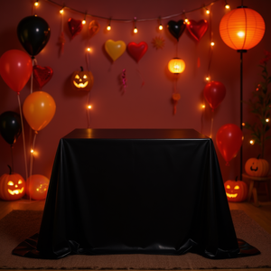 Colorful <b>Disposable</b> <b>Tablecloth</b> For Valentine's Day Party With All Accessories Casual Paper Style - Product Image 2