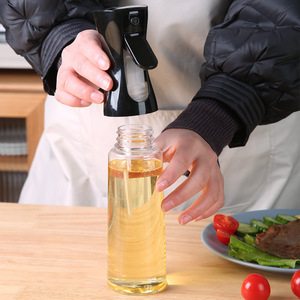 200ml di olio di <span class=keywords><strong>vetro</strong></span> a pressione di fornitura diretta della fabbrica Spray può spruzzare flacone Spray da cucina per uso domestico - Product Image 3