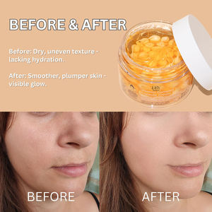 수화 비타민 C 캡슐 크림 페이스 모이스처 라이저 히알루 론산 기반 모이스처 라이저 니아신 아미드 OEM/ODM 보바 페이스 크림 - Product Image 6