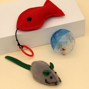 Kedi oyun oyuncaklar <span class=keywords><strong>6</strong></span> örme fareler kedi oyuncak hediyeler set fare şekli kedi çizik oyuncaklar - Product Image 5