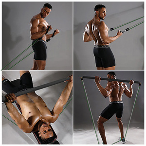 Hoàn chỉnh Workout Resistance Bands thiết lập cho phòng tập thể dục và tập thể dục ngoài trời - Product Image 6