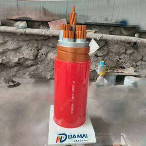 DAMAI <b>Cable</b> Sculpture Fiberglass Column Outdoor <b>Display</b> Prop - Product Image 5