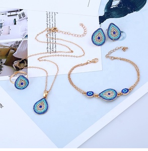 MOT2019005D Moyamiya Frida <span class=keywords><strong>Kahlo</strong></span> Ojo turco Bisuteria collar de la joyería Miyuki pendiente pulseras conjunto de joyas - Product Image 1