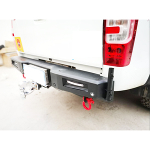 Nouveau <span class=keywords><strong>pare</strong></span>-chocs avant en acier UNITY Black <span class=keywords><strong>4x4</strong></span> pour Isuzu D-Max avec crochet de remorquage à visser, finition mate et <span class=keywords><strong>protection</strong></span> UV - Product Image 3