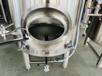 Réservoir de stockage de bière 500L Serving Brite Tank en acier inoxydable 304, machine de service de bière automatique PID pour bar