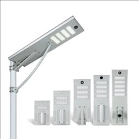 Lampadaire solaire de vente chaude avec capteur de mouvement grande cour puissante de haute qualité Led 20 Watt 60w