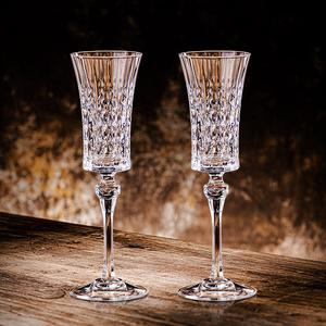 High Quality Luxury 160ml Diamond <strong>Flute</strong> <strong>Champagne</strong> Glass <strong>Classic</strong> Reusable Transparent Wine Glass <strong>Classic</strong> Goblet - Product Image 6