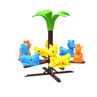 Équipement de terrain de jeux extérieur pour enfants de haute qualité, manège en plastique pour enfants, carrousel, jouet de terrain de jeux extérieur à vendre