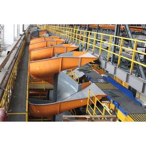 Luhui Otro equipo de manejo de materiales Clasificación de carga Equipo de transporte Transportador de barrena Entrada de triple nivel Canaleta espiral alta - Product Image 1