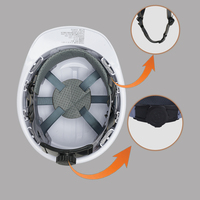 Casque de sécurité industriel ABS haut de gamme électricien Protection du travail chantier de construction casque dur pour les travailleurs