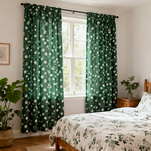 מותאם אישית האפלה פוליאסטר גל דפוס מרקם אור יוקרתי להבה מעכב וילונות מבודדים מבודדים כל העונה בית קפה - Product Image 3