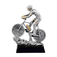 Trophée de cyclisme en résine WeiVista, fournisseur de récompenses gravées sur mesure pour les vainqueurs de courses cyclistes