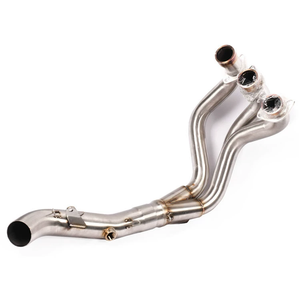 Convient pour Yamaha <span class=keywords><strong>MT09</strong></span> <span class=keywords><strong>Tracer</strong></span> Section avant Yamaha FZ09 Tuyau d'échappement avant en acier inoxydable - Product Image 2