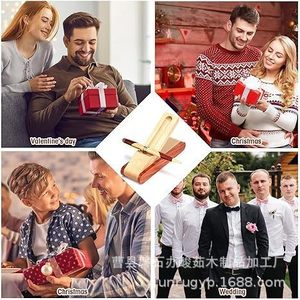 Portalápices de madera, caja de papelería plegable con forma triangular para regalo de profesor - Product Image 1