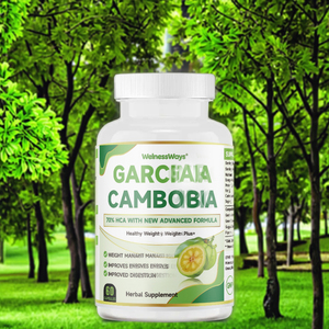 WelnessWays Brûleur Contrôle Rapide du Poids Naturel Slimmin Plat Garcinia Cambogia Perdre du Régime Capsules - Product Image 1