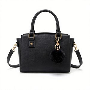 Sac à bandoulière en peluche avec perles en bois, mode automne-hiver, élégant et polyvalent, pour femme, mignon et portable - Product Image 2