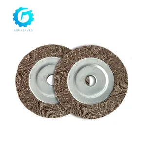 Spindle mop abrasive sanding mounted flap wheel with shaft shank