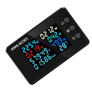 AC50-300V Full View Color Screen High-precision 100A Multi-functional Power Monitor AC Digital Voltage Meter