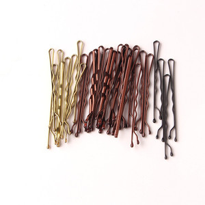 Épingles à cheveux <span class=keywords><strong>pour</strong></span> femmes 100 pièces accessoires de cheveux alliage en forme de vague épingles à cheveux simples barrettes de pince à cheveux en métal <span class=keywords><strong>pour</strong></span> <span class=keywords><strong>coiffure</strong></span> de mariée - Product Image 3