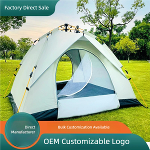 <span class=keywords><strong>Tente</strong></span> de camping automatique 3-4 personnes, imperméable, coupe-vent, en tissu Oxford, <span class=keywords><strong>avec</strong></span> protection solaire, <span class=keywords><strong>moustiquaire</strong></span>, montage rapide, pour l'extérieur - Product Image 3