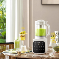 Blender électrique commercial automatique mini portable en verre pour la fabrication de lait de soja, blender multifonctionnel pour usage hôtelier