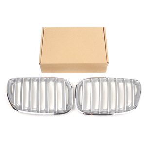 Rejilla Delantera para BMW X5 E53, Rejilla de Admisión de Aire de Una Sola Línea Electrochapada, Plástico ABS, Nueva - Product Image 4