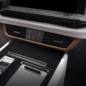 แผ่นเครื่องปรับอากาศแบบหมุนได้สำหรับ2021 Volkswagen teramont อุปกรณ์ตกแต่งภายใน<span class=keywords><strong>รถ</strong></span>ยนต์ ABS คาร์บอนไฟเบอร์ - Product Image 2