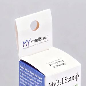 Factory High-End Customizable Coated Paper <b>Folders</b> with Embossing & Matt Lamination for Balls Packaging - Product Image 2