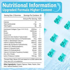 Gomitas de Colágeno de Marca Privada ODM/OEM con Vitamina C, Suplemento de Péptidos de Colágeno Hidrolizado para el Apoyo de la Salud de la Piel - Product Image 5