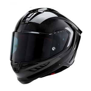 Casco de Motocicleta Integral de Fibra de Carbono para R10, Anticaídas, con Visera Antivaho para Carreras en Pista Alpinestars - Product Image 3