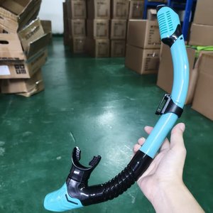 Équipement de plongée Central Snorkel Dry Top Waterproof Sea Spearfishing Underwater Exploration Snorkel Respirant Swimming Tube - Product Image 5