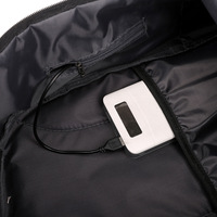 Tas Ransel Denim Tahan Lama Terlaris Lintas Negara, Set Dua Bagian dengan Pengisian Daya USB Praktis, Tas Selempang, Tempat Pensil, Tas Laptop, Tas Sekolah