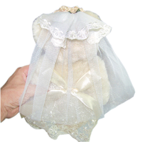 Ours en peluche pour Couple, échantillon personnalisé bon marché, cadeau de mariage, exquise, jouets doux pour robe de mariée, smoking