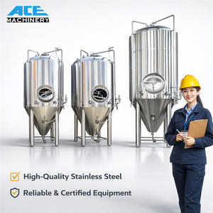 300L Mini <b>Small</b> Beer Alcohol Fermentation Tanks Heavy Gauge Stainless Material Customized Available Commercial Brewery Equipment - Product Image 1