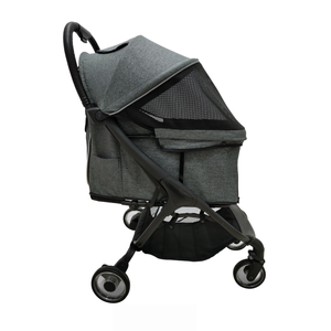 लक्जरी एल्यूमीनियम ट्यूब पालतू एक हाथ तह, सुरक्षा रस्सियों, बड़े भंडारण के साथ - Product Image 5