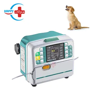 Bomba de infusión peristáltica de animales, HC-R003A, portátil, con pantalla LED