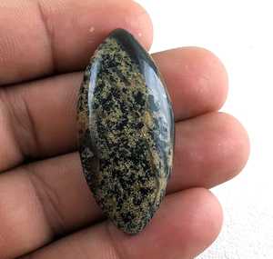 โอปอลเดนดริทิกธรรมชาติคุณภาพดีที่สุด 1 ชิ้น ขนาด 20x42 มม. รูปทรงมาร์ควิสเรียบเนียน คุณภาพ AAA พร้อมเอฟเฟกต์ดาวระยิบระยับ หินหลวมเกรดสาม - Product Image 5