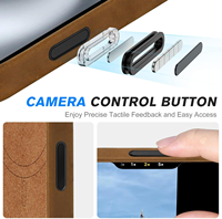 Étui de protection personnalisé en cuir végétalien élégant de qualité supérieure pour iPhone 18 17 16 15 14 13 12 Pro Max Plus Air