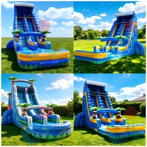 Tobogán Acuático Inflable <span class=keywords><strong>de</strong></span> Grado Comercial con Gran Piscina <span class=keywords><strong>de</strong></span> Chapoteo y Dos Toboganes para Negocios <span class=keywords><strong>de</strong></span> <span class=keywords><strong>Alquiler</strong></span> Comercial - Product Image 3