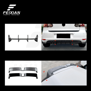 Alerón Lateral Delantero de Alta Calidad para <span class=keywords><strong>Volkswagen</strong></span> Golf 6 MK6 2008-2012, Estilo de Techo de Una Sola Pieza, Material ABS, Acabado Pulido - Product Image 6