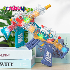 Illuminazione musicale trasparente universale giocattoli per bambini <span class=keywords><strong>aereo</strong></span> elettrico ad ingranaggi - Product Image 2