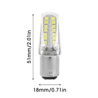 Feux de freinage RVB TCYATO pour voitures et motos 1157 32SMD, feux arrière clignotants à effet de défilement, ampoules LED T10 pour voitures
