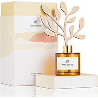 Mescente – bouteille en verre de luxe, meilleure vente, bâton, diffuseur de roseaux aromatique, avec boîte d'emballage