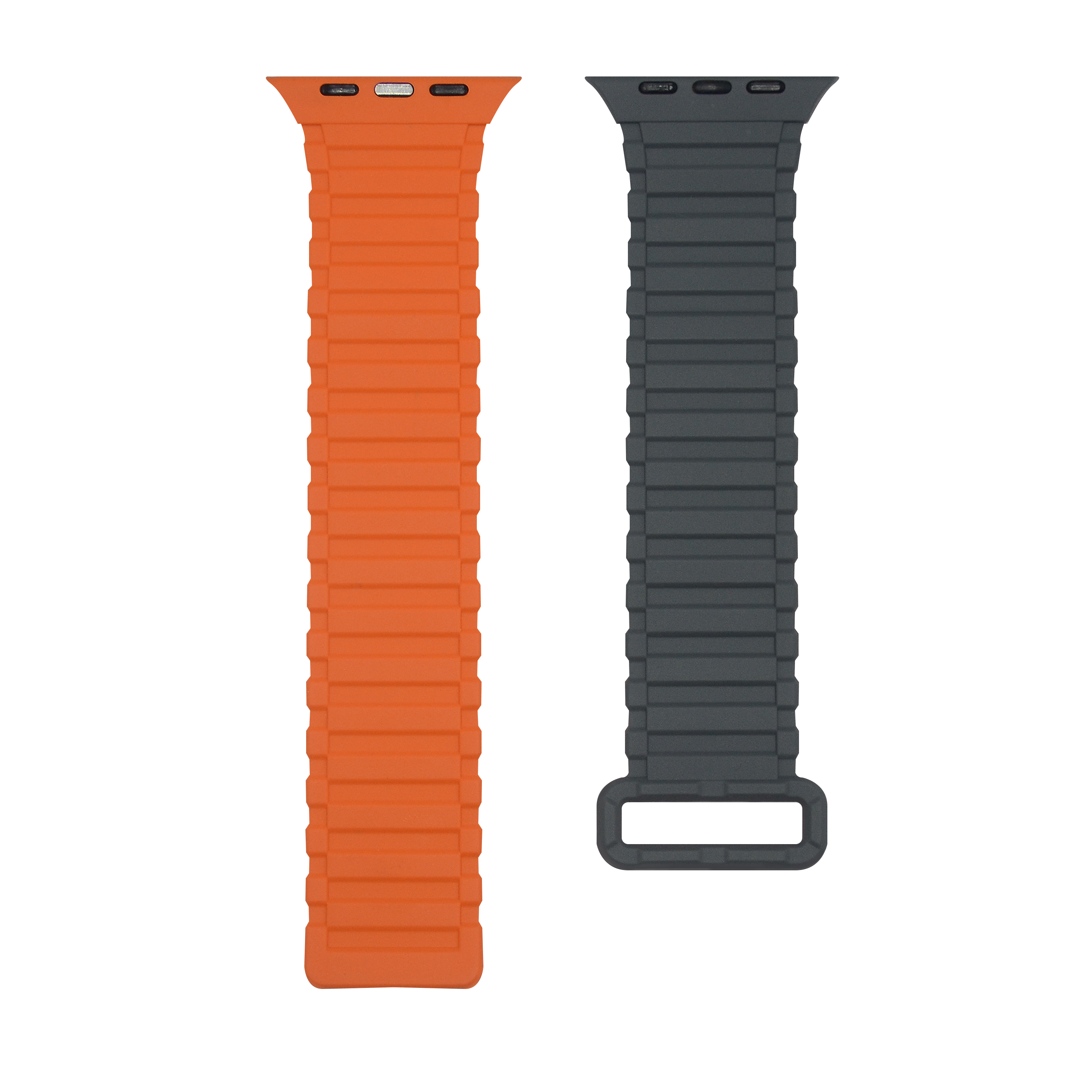 สีเทา + ส้ม