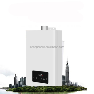 Chauffe-eau instantané au <span class=keywords><strong>gaz</strong></span> sans réservoir 10L en acier inoxydable avec échangeur de chaleur en cuivre <span class=keywords><strong>et</strong></span> évacuation forcée par cheminée pour <span class=keywords><strong>gaz</strong></span> naturel/GPL - Product Image 6