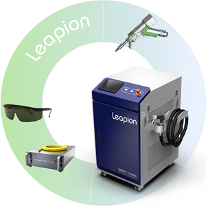 เครื่องเชื่อมเลเซอร์แบบมือถือ 3 in 1 เครื่องเชื่อมเลเซอร์ 3000w เครื่องเชื่อมไฟเบอร์เลเซอร์สำหรับเชื่อมโลหะ เหล็ก สแตนเลส อลูมิเนียม - Product Image 1