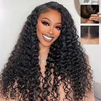 Cheveux humains ondulés 7x6 pour perruque Lace Front, fournisseur en gros, usage professionnel en salon, texture constante, livraison rapide, noir naturel