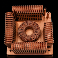 Núcleo de Intercambiador de Calor Anular de Metal Impreso en 3D Personalizado para Refrigeración de Motores y Turbinaria