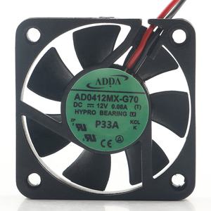 ADDA kipas pendingin AD0412MX-G70, bantalan hidrolik dua kawat 5V 24V 48V DC12V 0.08A AC EC 4010 4 4CM - Product Image 1