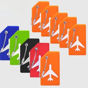 Tùy chỉnh được thiết kế Silicone hành lý thẻ không thấm nước với dây đeo kim loại và đứng kích thước cho đồ chơi & Quà Tặng thiết lập - Product Image 1